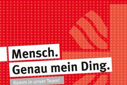 Werbeslogan "Mensch. Genau mein Ding. Komm in unser Team" | © Caritas München